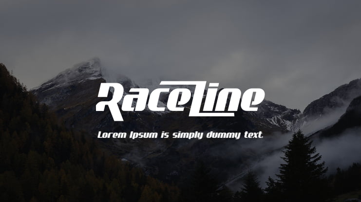 Raceline Font