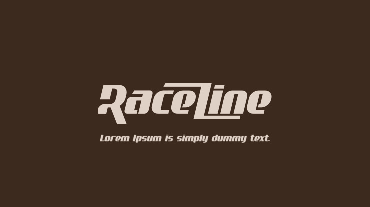 Raceline Font
