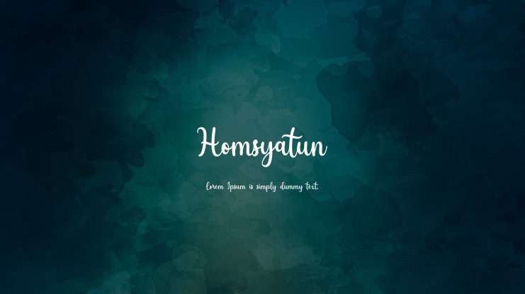 Homsyatun Font