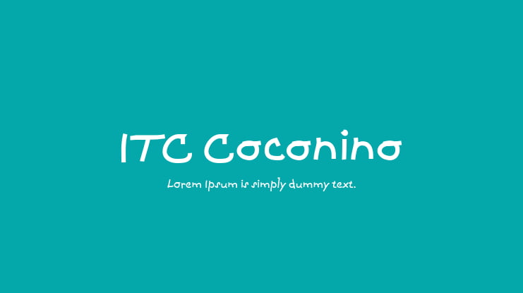 ITC Coconino Font