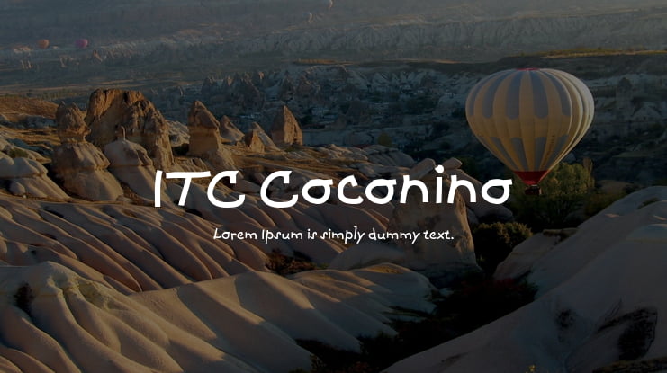 ITC Coconino Font