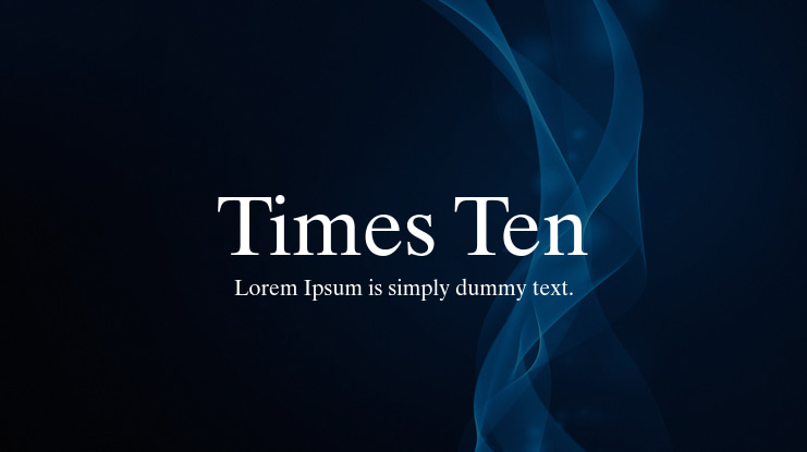 Times Ten Font Family
