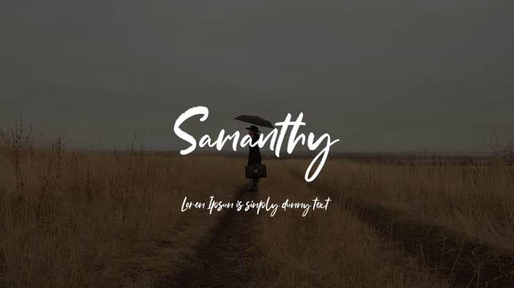 Samanthy Font Family