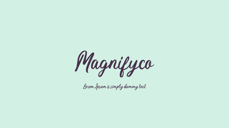 Magnifyco Font Family