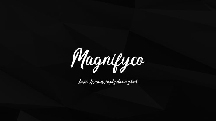 Magnifyco Font Family