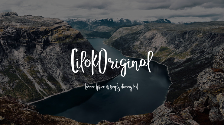 CilokOriginal Font