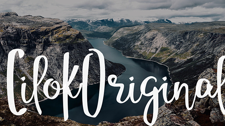 CilokOriginal Font