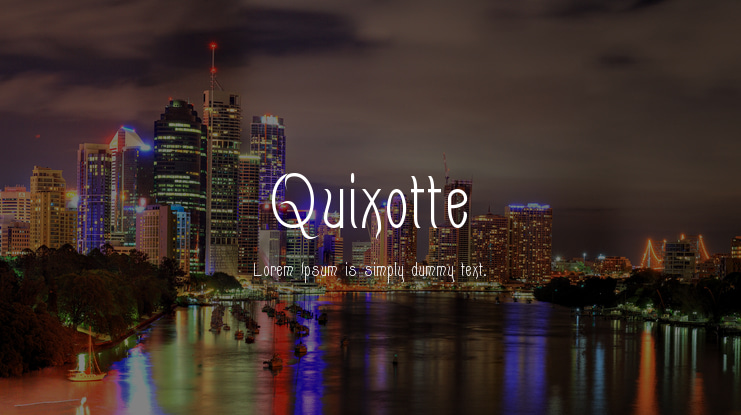 Quixotte Font