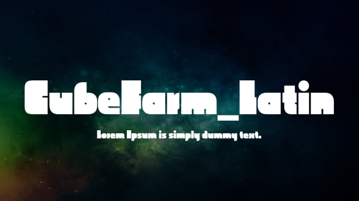 CubeFarm_Latin Font