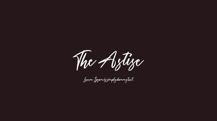 The Astise Font