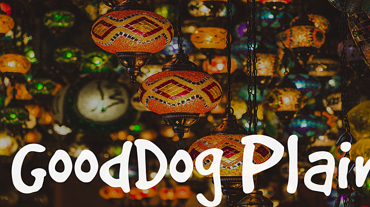 GoodDog Plain Font