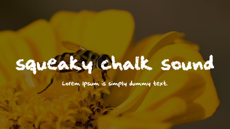 squeaky chalk sound Font