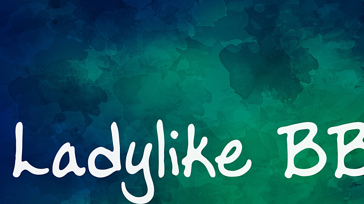 Ladylike BB Font