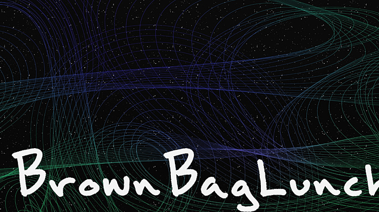 BrownBagLunch Font