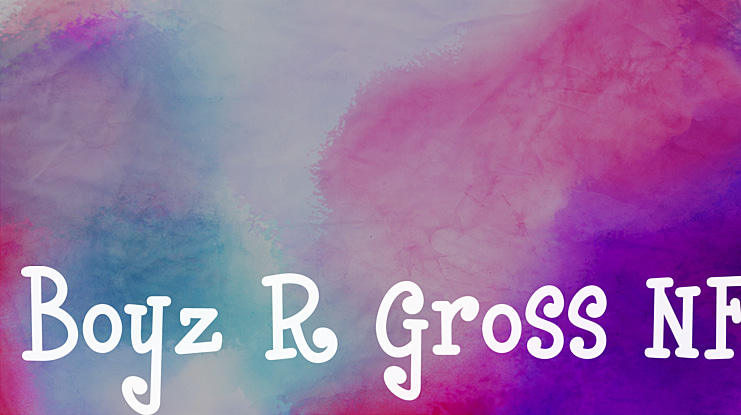 Boyz R Gross NF Font Family