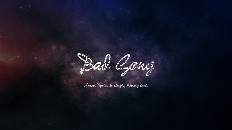Bad Gong Font