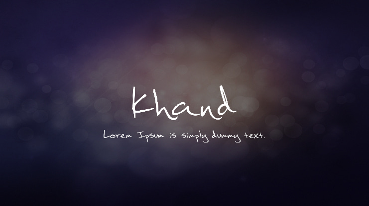 khand Font