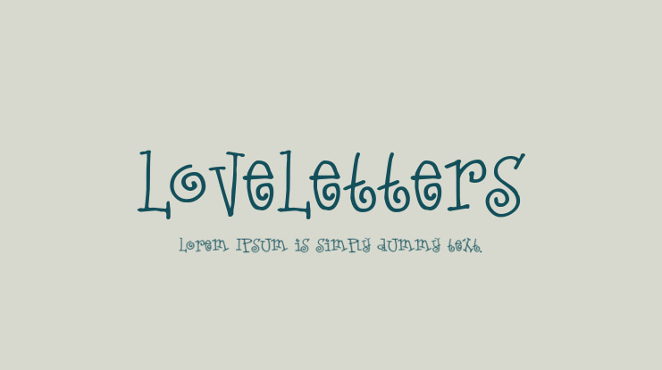 LoveLetters Font