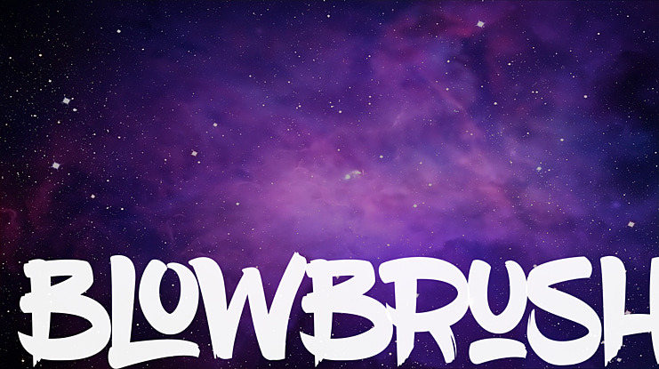 BlowBrush Font