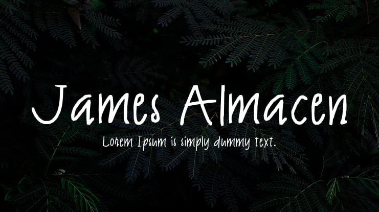 James Almacen Font