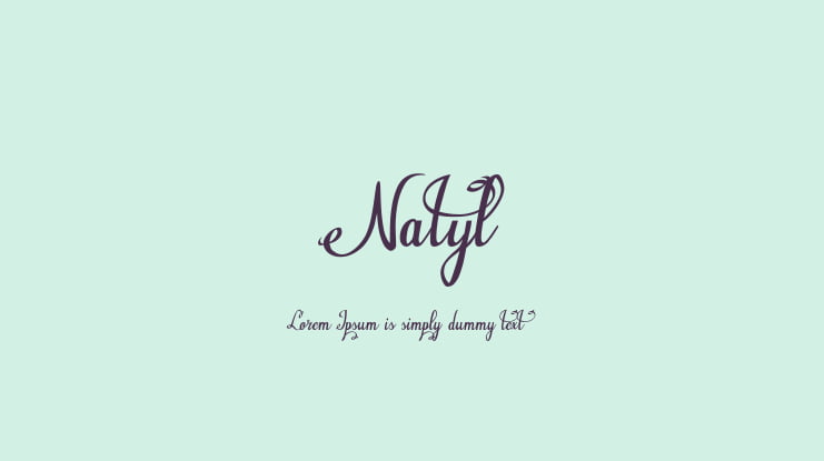 Natyl Font