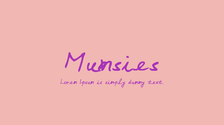 Mumsies Font