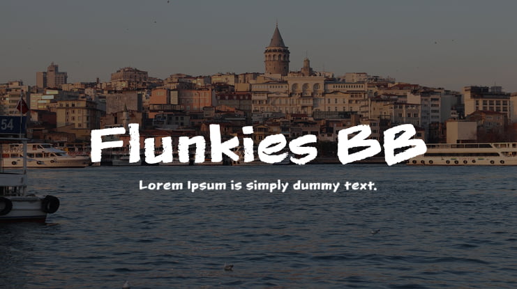 Flunkies BB Font