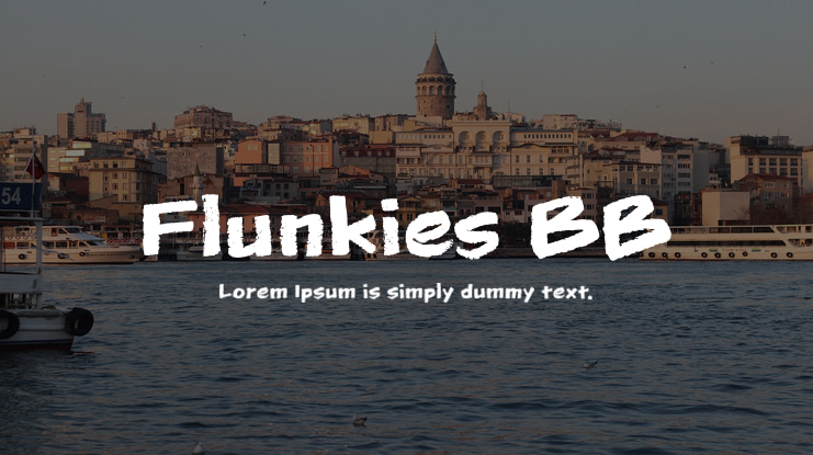 Flunkies BB Font