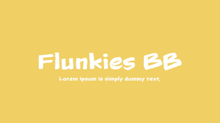 Flunkies BB Font