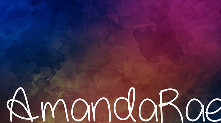AmandaRae Font