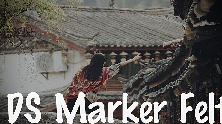 DS Marker Felt Font