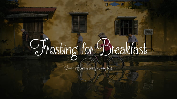 Frosting for Breakfast Font