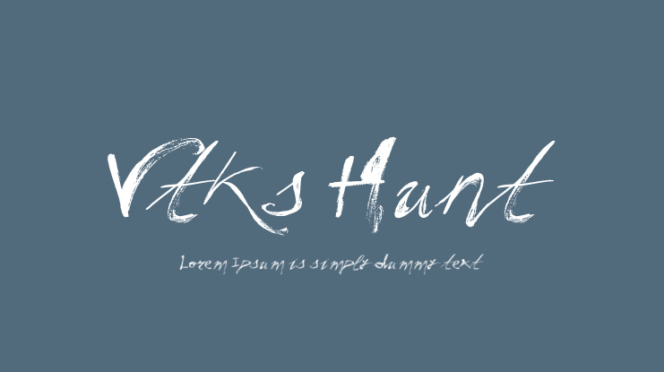 Vtks Hunt Font