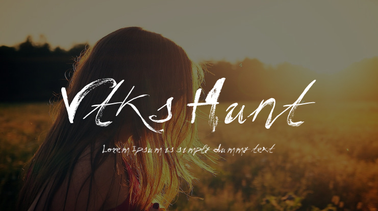 Vtks Hunt Font