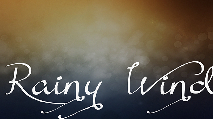 Rainy Wind Font