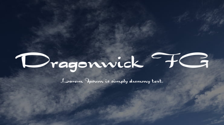 Dragonwick FG Font