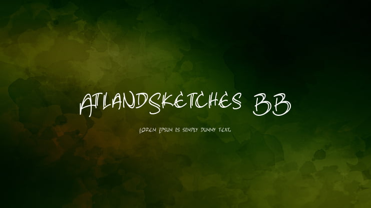 AtlandSketches BB Font Family