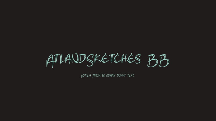 AtlandSketches BB Font Family