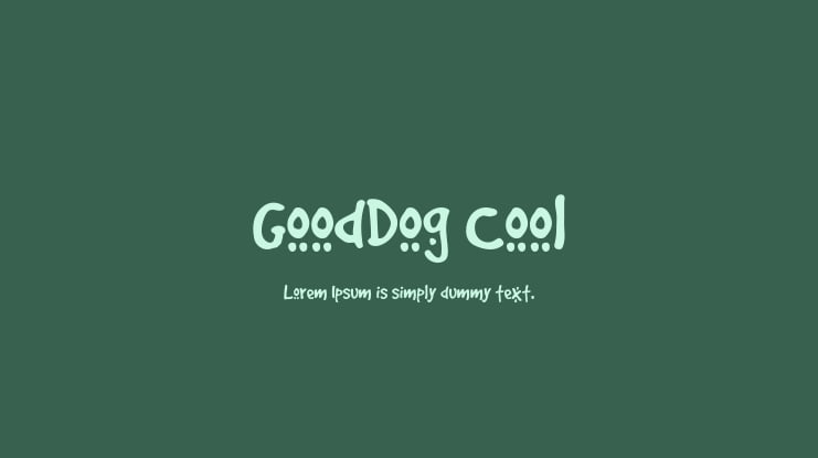 GoodDog Cool Font
