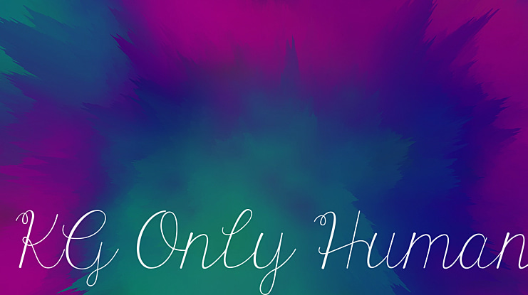 KG Only Human Font
