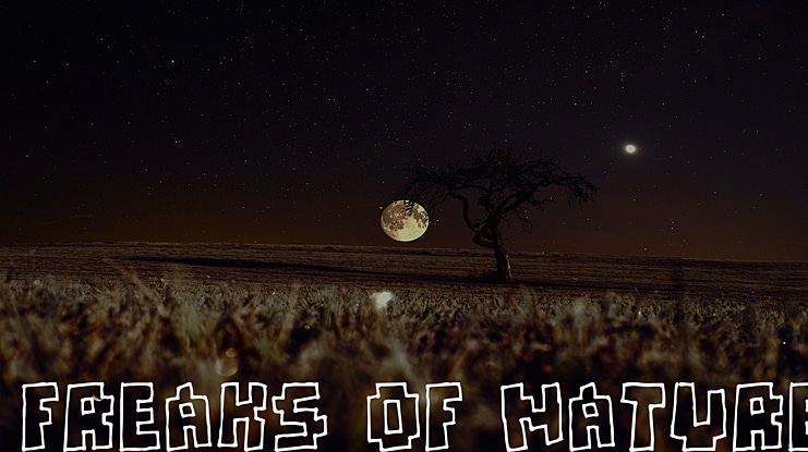 Freaks of Nature Font Family