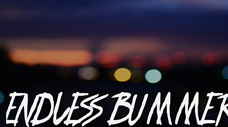 ENDLESS BUMMER Font