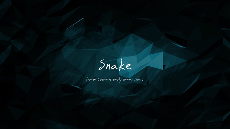 Snake Font