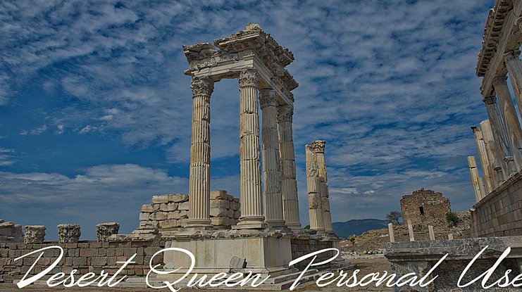 Desert Queen Personal Use Font