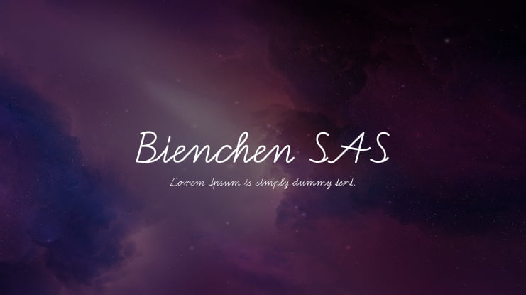 Bienchen SAS Font Family