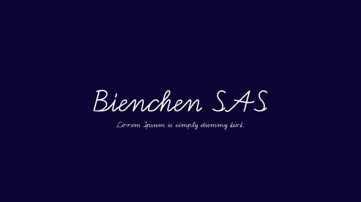 Bienchen SAS Font Family