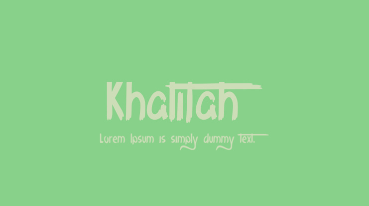 Khalifah Font
