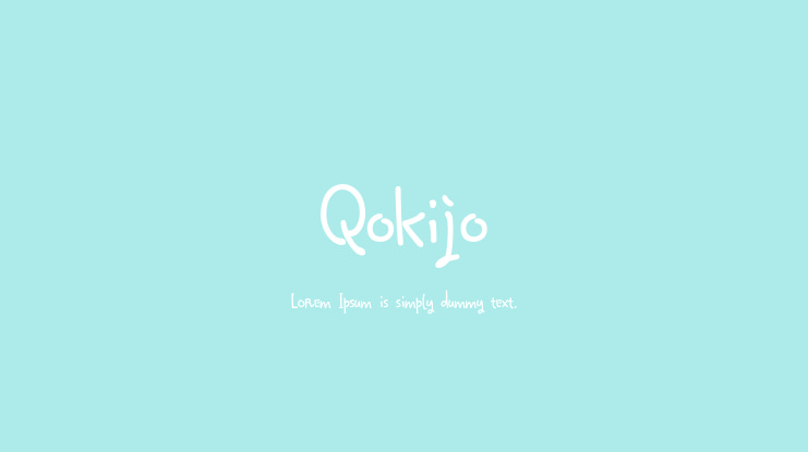 Qokijo Font