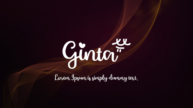 Ginta Font