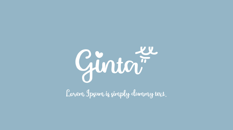 Ginta Font
